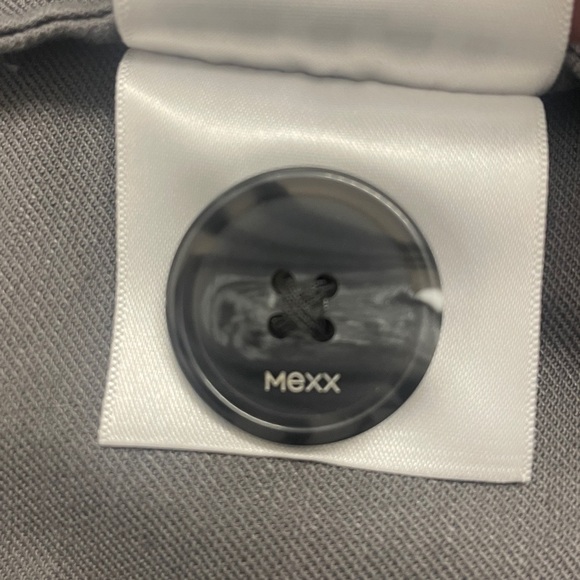 Women’s Mexx Cotton Blend Blazer 2 Pockets Fitted Grey Sz 38 - Picture 8 of 12